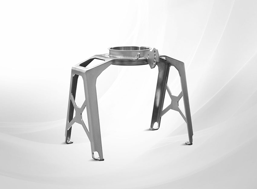 Dijelovi od nehrđajućeg čelika za prehrambenu industriju.