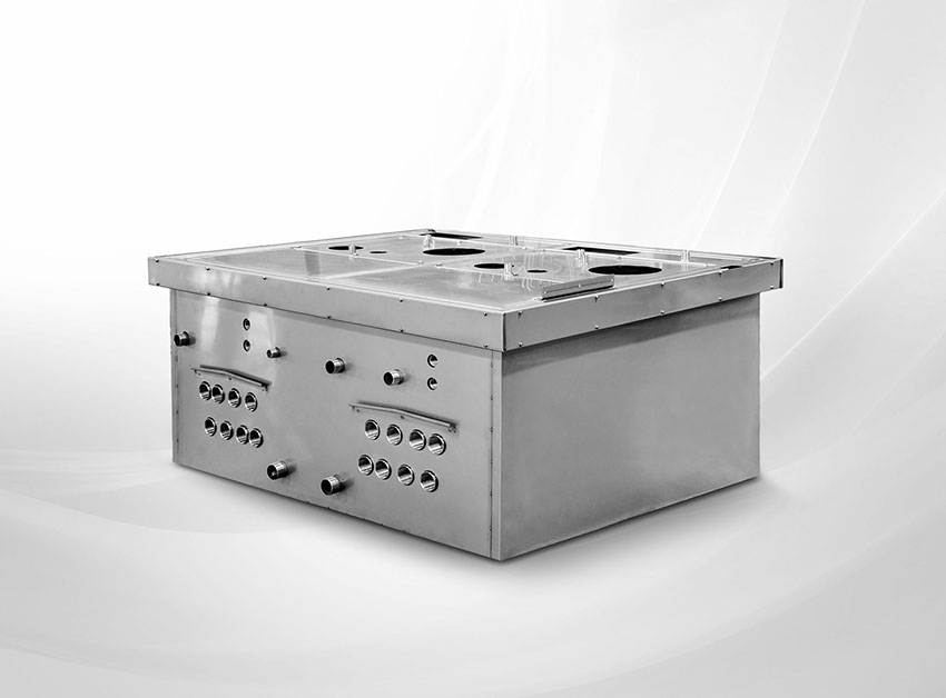 Industrijski dijelovi od nehrđajućeg čelika.